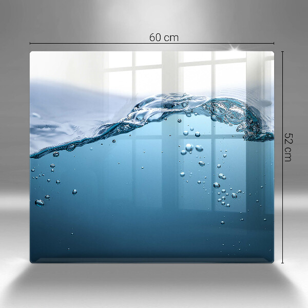 Proteggi piano induzione Acqua blu