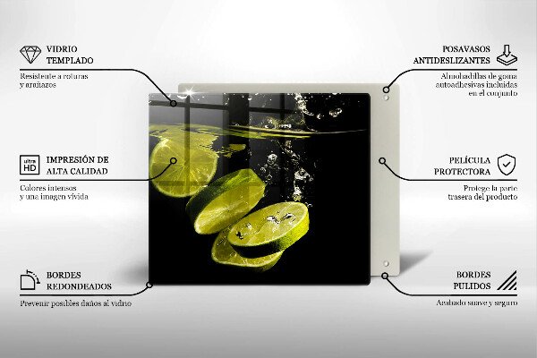 Proteggi piano induzione Limette in acqua