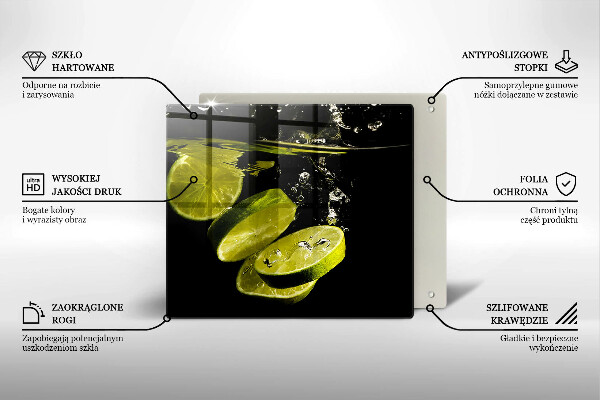 Proteggi piano induzione Limette in acqua