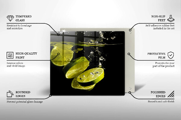 Proteggi piano induzione Limette in acqua