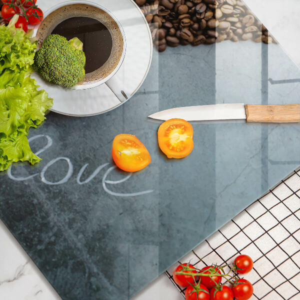 Copertura piano induzione Chicchi e tazza di caffè