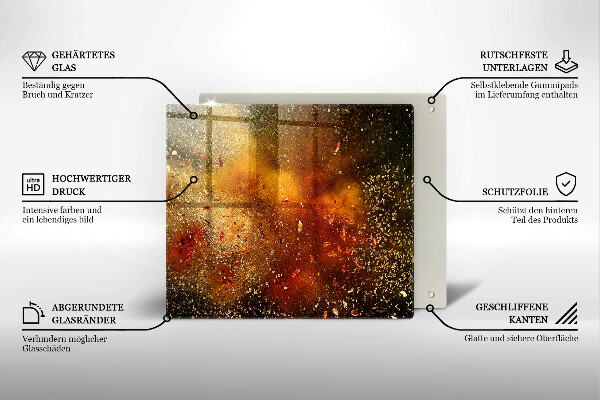 Copertura piano induzione Spezie colorate