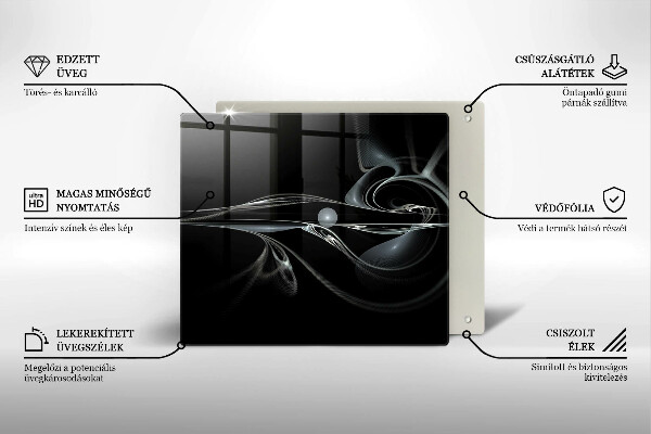 Copertura piano induzione Astrazione moderna