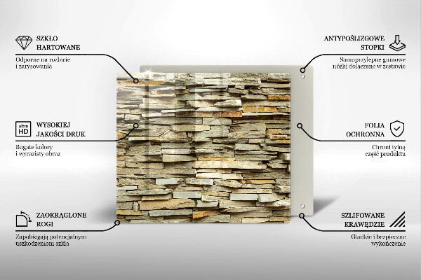 Copri piano cottura Pietre decorative