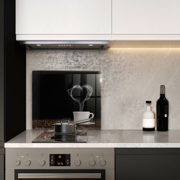 Copri piano cottura Cuore della tazza di caffè