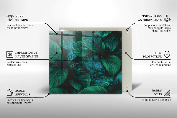 Copertura piano induzione Foglie della giungla