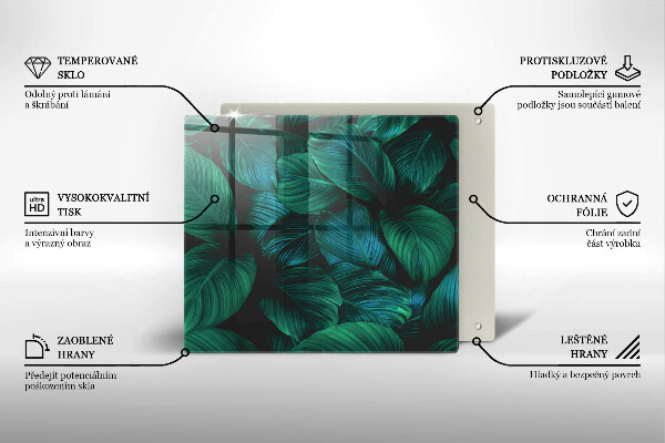 Copertura piano induzione Foglie della giungla