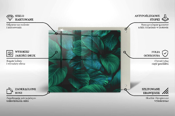 Copertura piano induzione Foglie della giungla