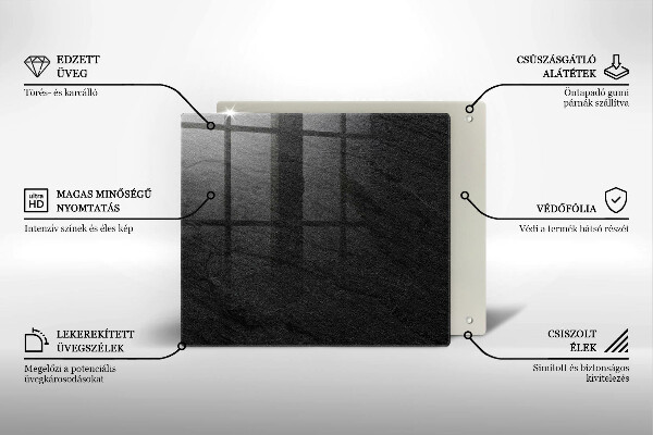 Copri piano cottura Trama di pietra