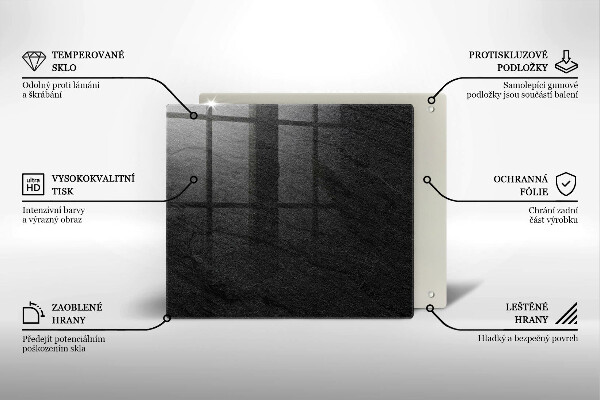 Copri piano cottura Trama di pietra