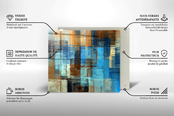 Copri piano cottura Sfondo dipinto