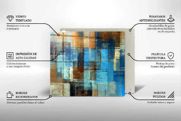 Copri piano cottura Sfondo dipinto