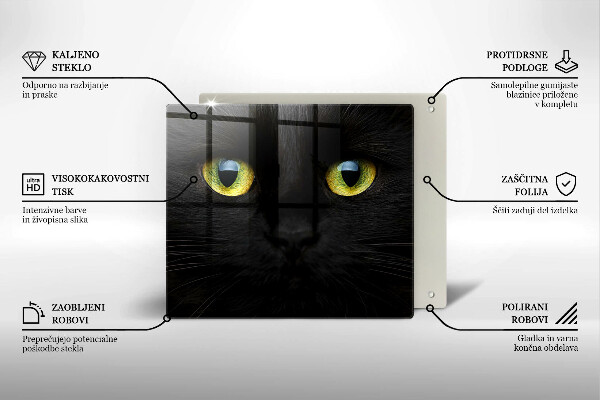 Copri piano cottura Occhi di gatto animale