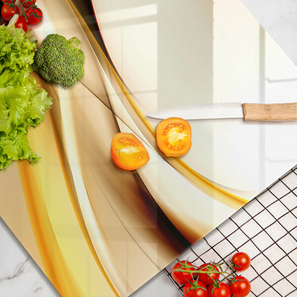 Copri piano cottura Linee di fumo astratte