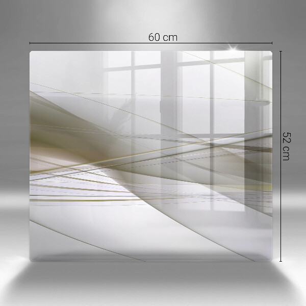 Copri piano cottura Disegno di linee astratte