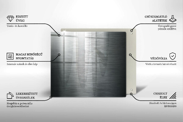 Copri piano cottura Struttura del metallo