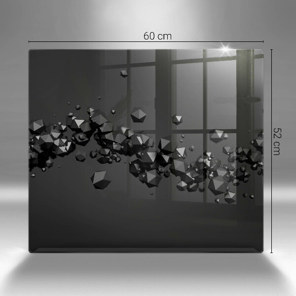 Copri piano cottura Astrazione di forme 3D