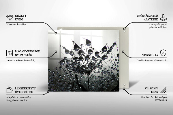 Copertura piano induzione Denti di leone e rugiada