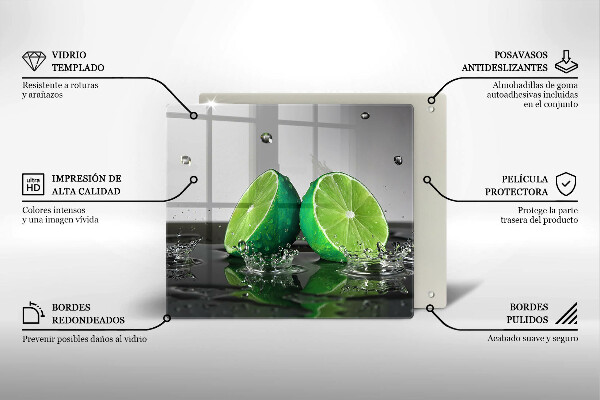 Copri piano cottura Lime succosi e acqua