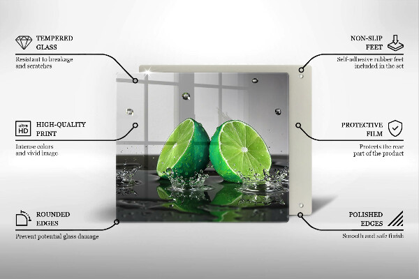 Copri piano cottura Lime succosi e acqua