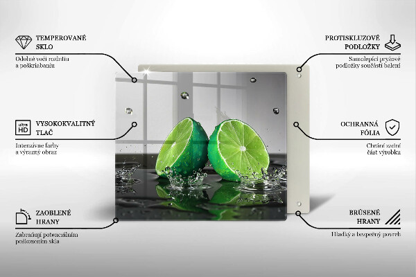 Copri piano cottura Lime succosi e acqua