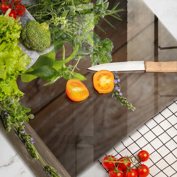 Copri piano cottura Piante erbe e legno