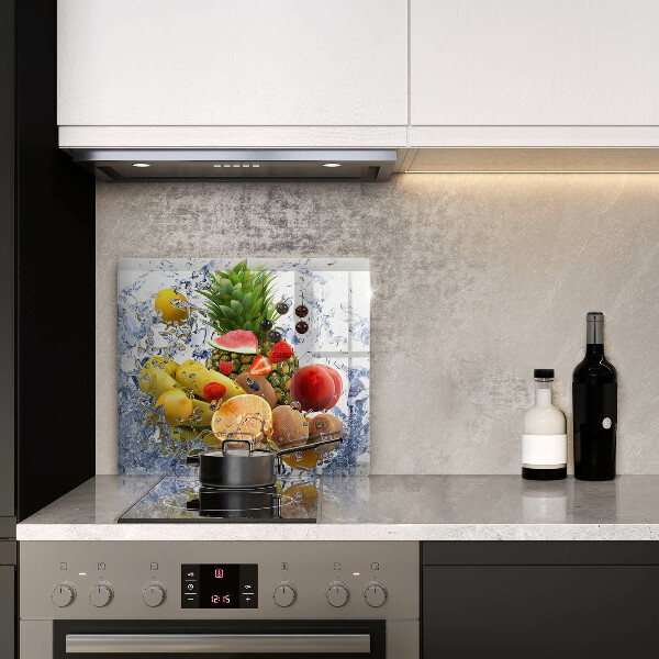 Copri piano cottura Frutta succosa e acqua