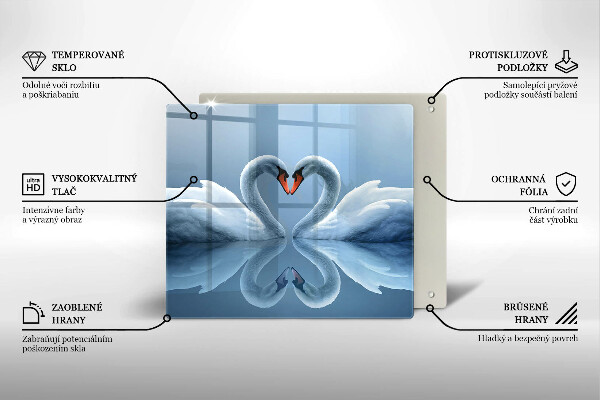 Copertura piano induzione Due cuori di cigno