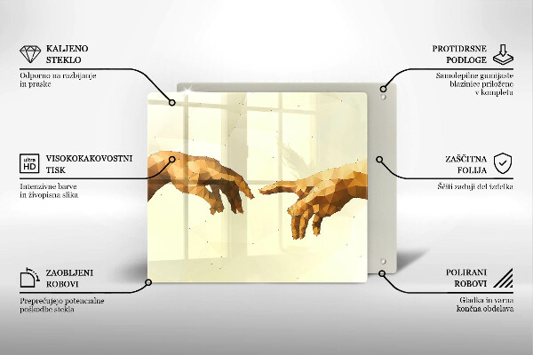 Copri piano cottura Creazione delle mani di Adamo