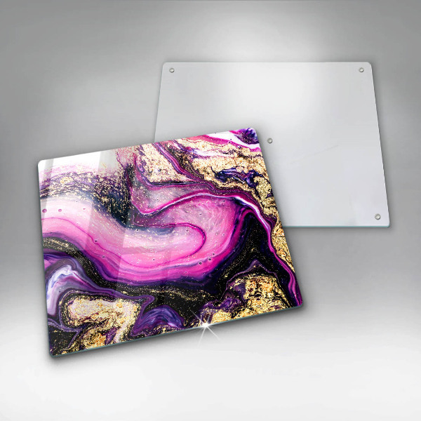 Copertura piano induzione Oro di disegno astratto