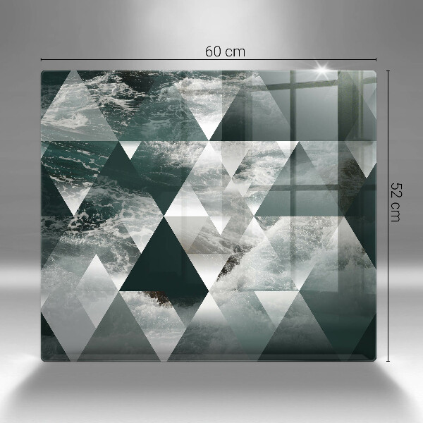 Copri piano cottura Triangoli e acqua