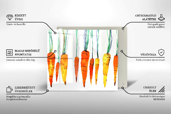 Copertura piano induzione Illustrazione della carota