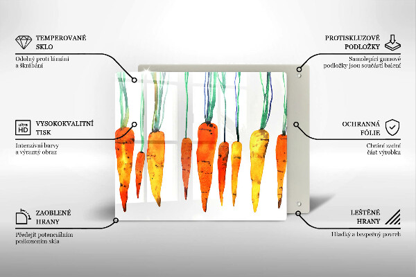 Copertura piano induzione Illustrazione della carota