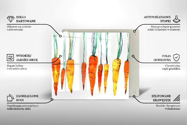 Copertura piano induzione Illustrazione della carota