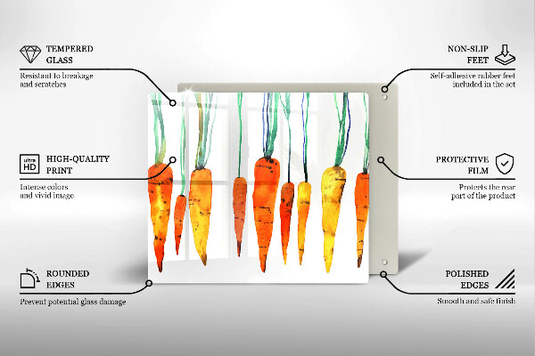 Copertura piano induzione Illustrazione della carota