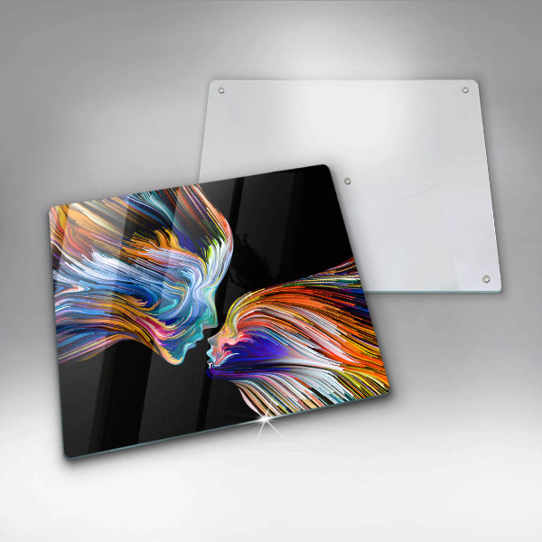 Copertura piano induzione Astrazione del bacio