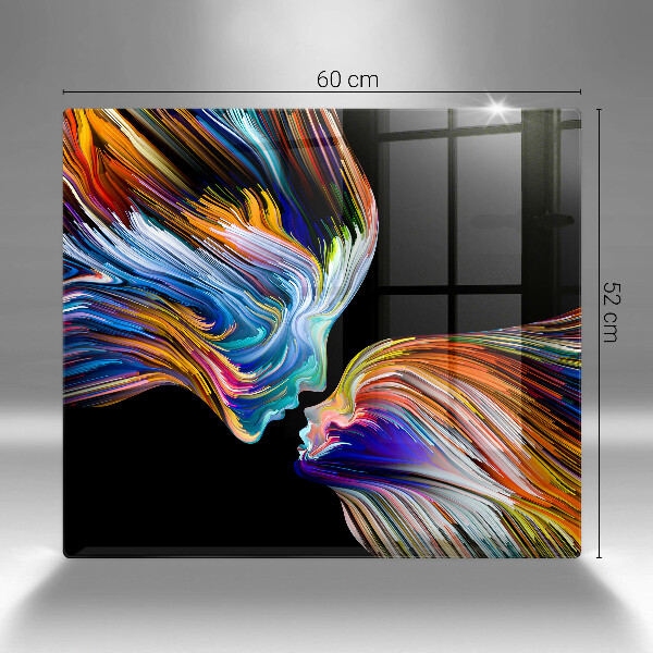 Copertura piano induzione Astrazione del bacio