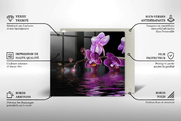 Copertura piano induzione Acqua zen di orchidea