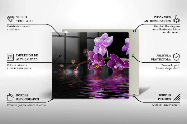 Copertura piano induzione Acqua zen di orchidea