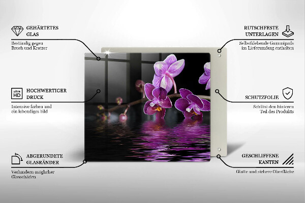 Copertura piano induzione Acqua zen di orchidea
