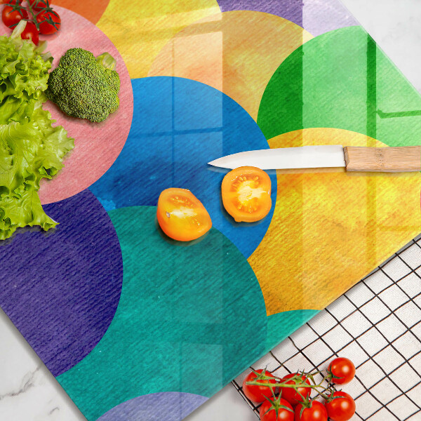 Copri piano cottura Cerchi colorati