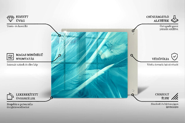 Copri piano cottura Piume delicate