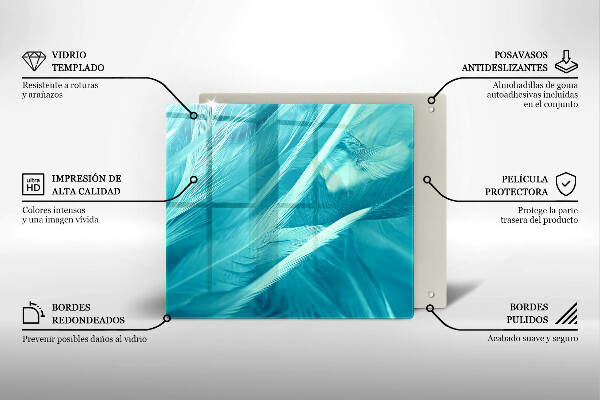 Copri piano cottura Piume delicate