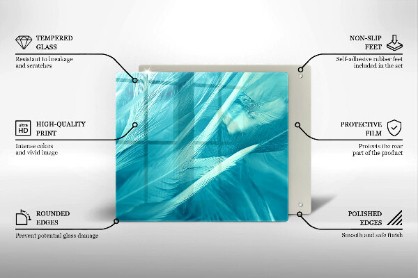 Copri piano cottura Piume delicate