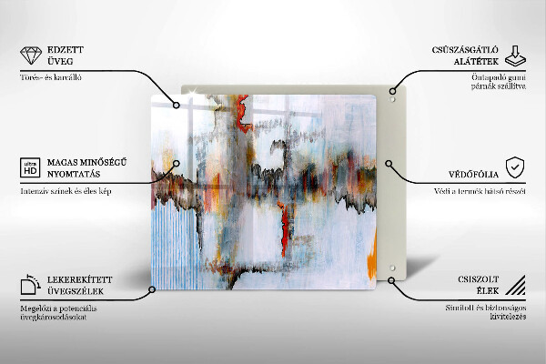 Copri piano cottura Pitture astratte