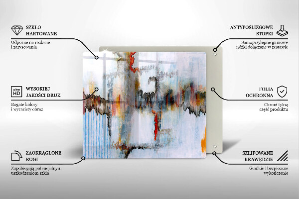 Copri piano cottura Pitture astratte