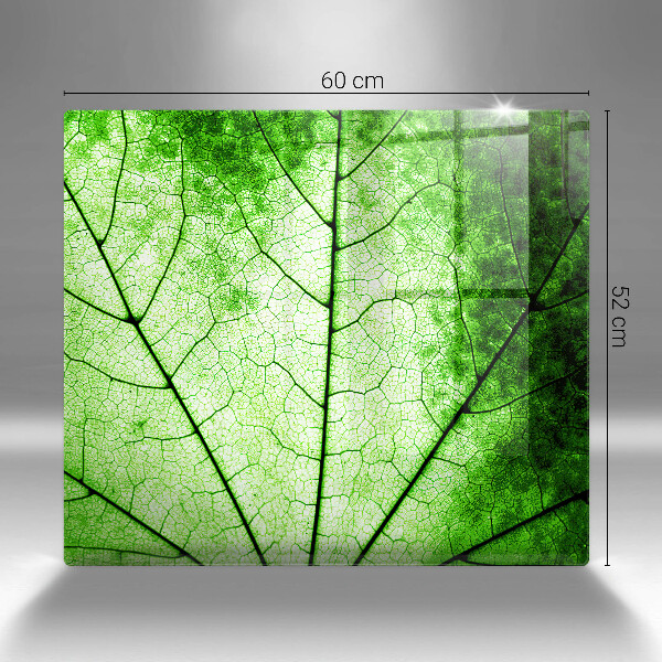 Copertura piano induzione Foglia venata decorativa