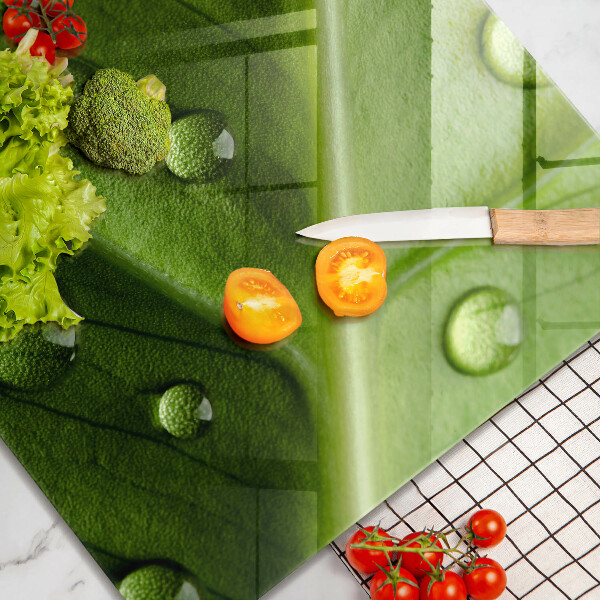 Copertura piano induzione Rugiada e foglia della natura