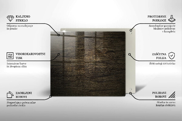 Copri piano cottura Struttura della corteccia di legno