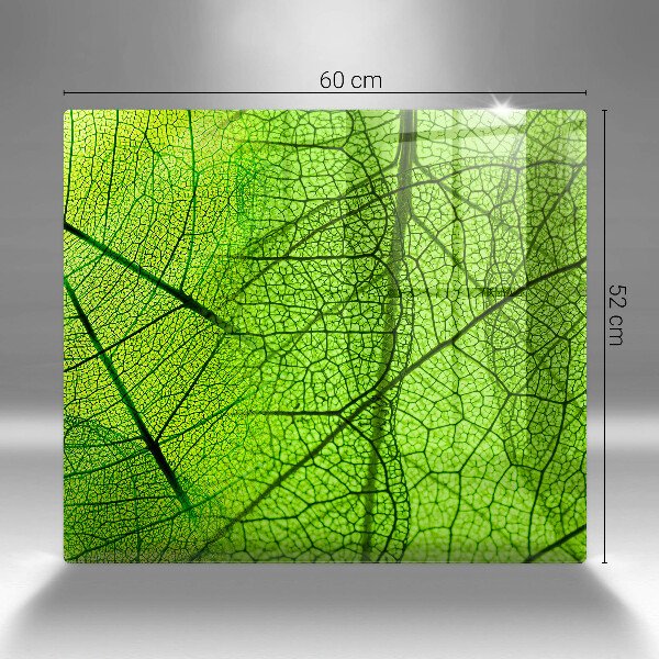 Copri piano cottura Vene delle foglie naturali
